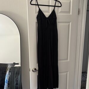 Gap - Front Tie Black Dress